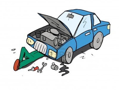 Car Repair Drawing