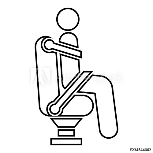 500x500 man on car seat using car belt for safety human with safety belt