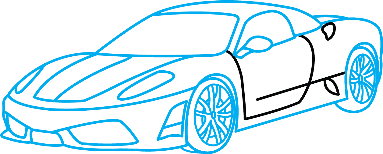 1257x508 Drawing Car Transparent Png Clipart Free Download