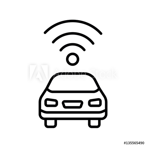 500x500 Autonomous Self Driving Driverless Vehicle Car Side View