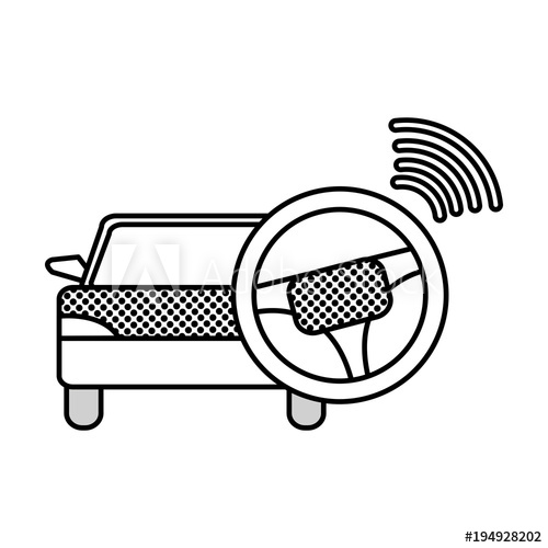 500x500 Filling Texture Car Transport With Steering Wheel Drive