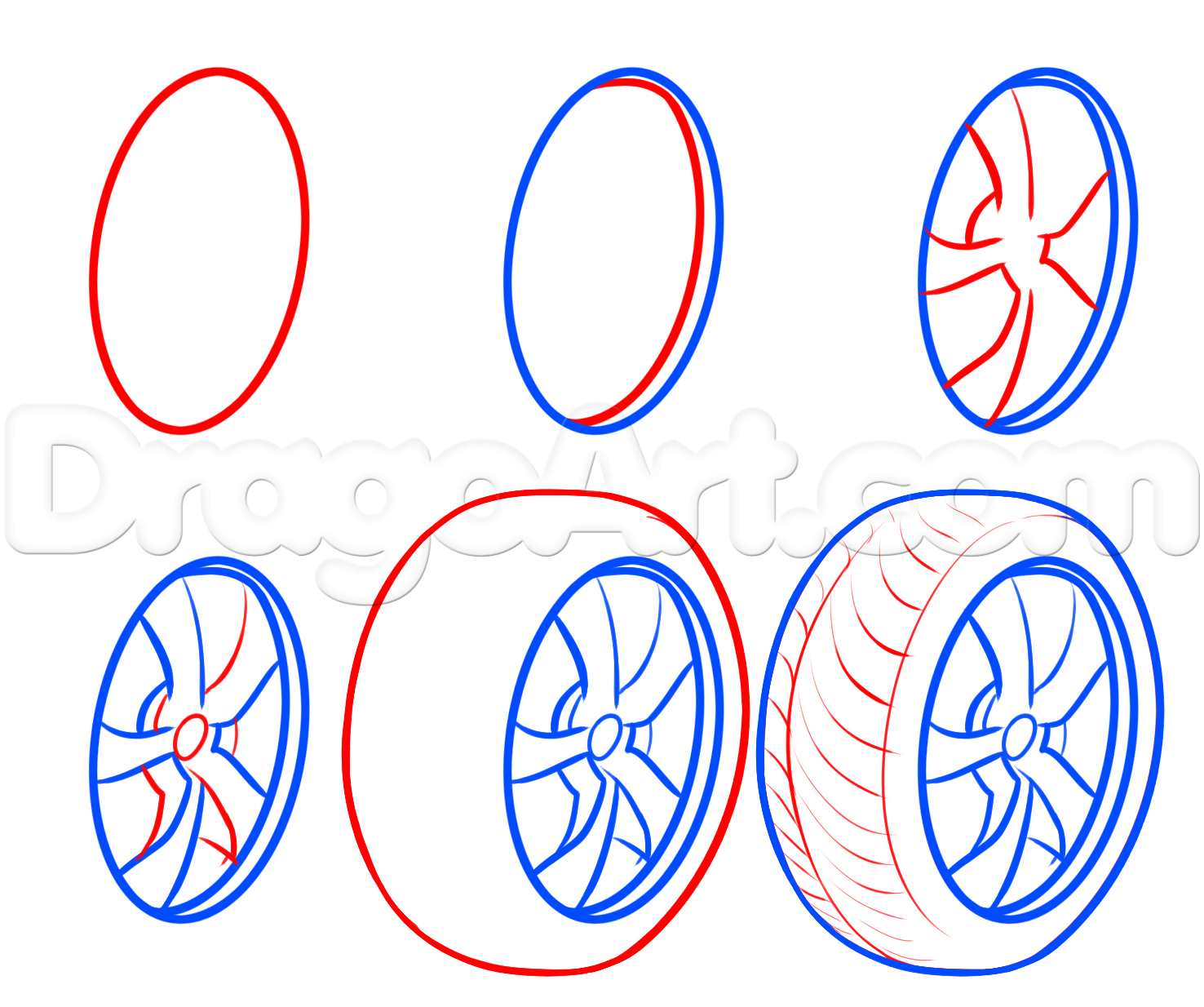 Car Tire Drawing | Free download on ClipArtMag