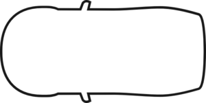 300x150 Car Outline