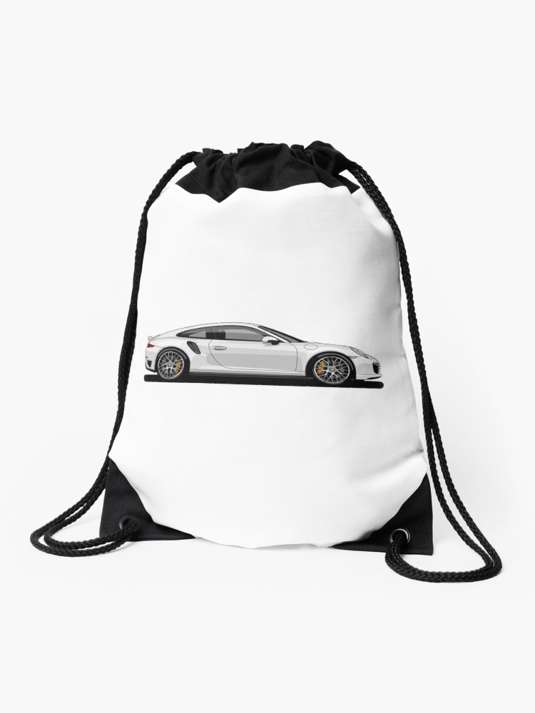 750x1000 porsche turbo s sports car drawstring bag