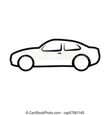450x470 drawing of a simple car drawing cars tutorial drawing caricatures