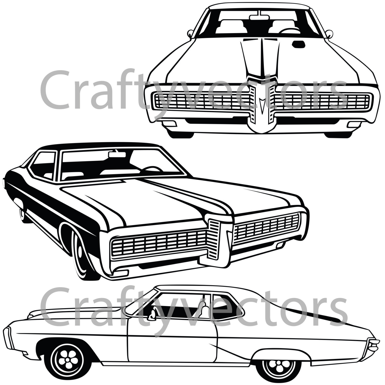 1500x1500 pontiac grand prix car vector etsy