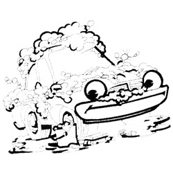 250x250 Car Wash Outline Designs For Embroidery Machines