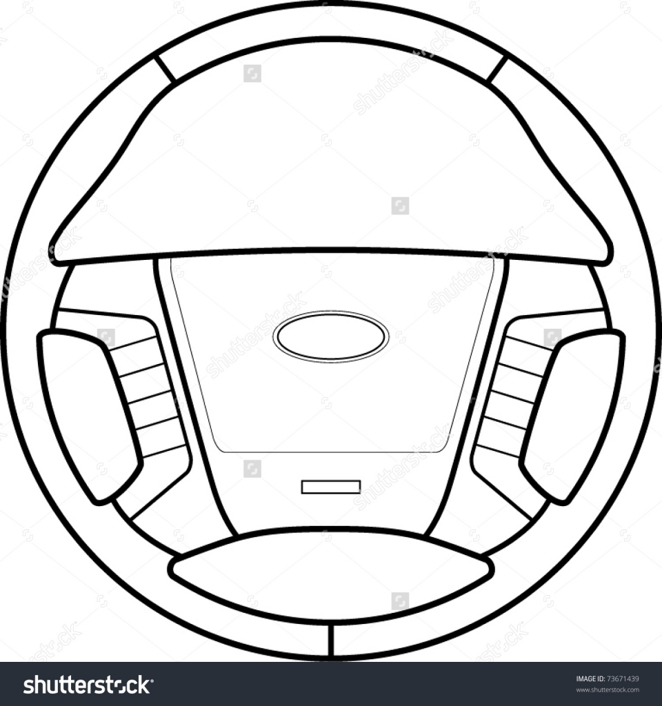 960x1024 Car Steering Wheel Clipart Collection In Coloring