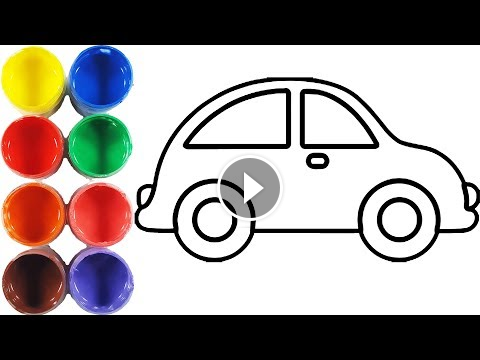 480x360 Coloring And Drawing Car For Children
