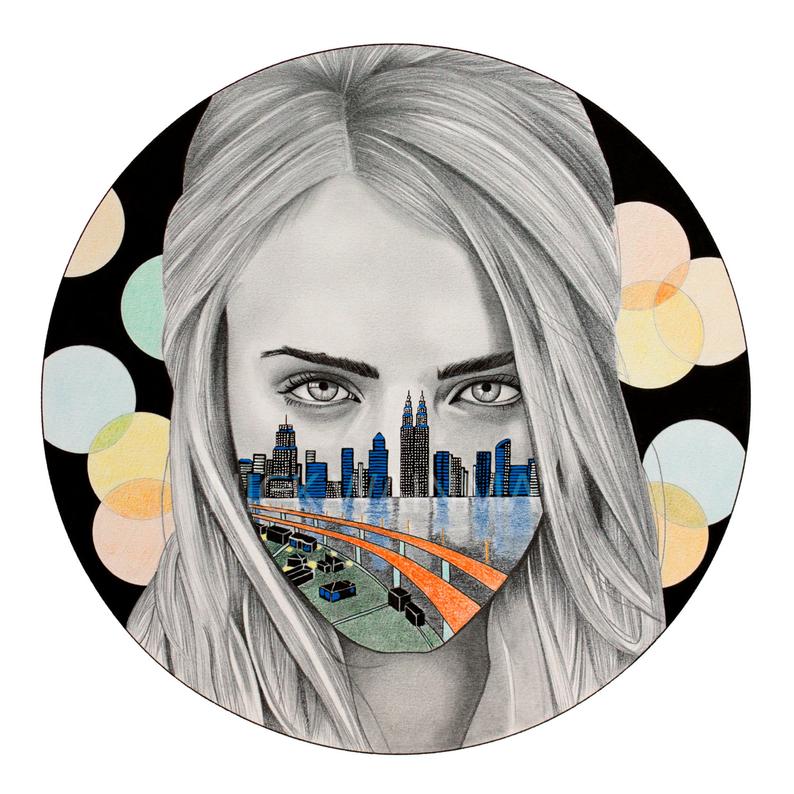 794x794 cara delevingne print limited edition etsy