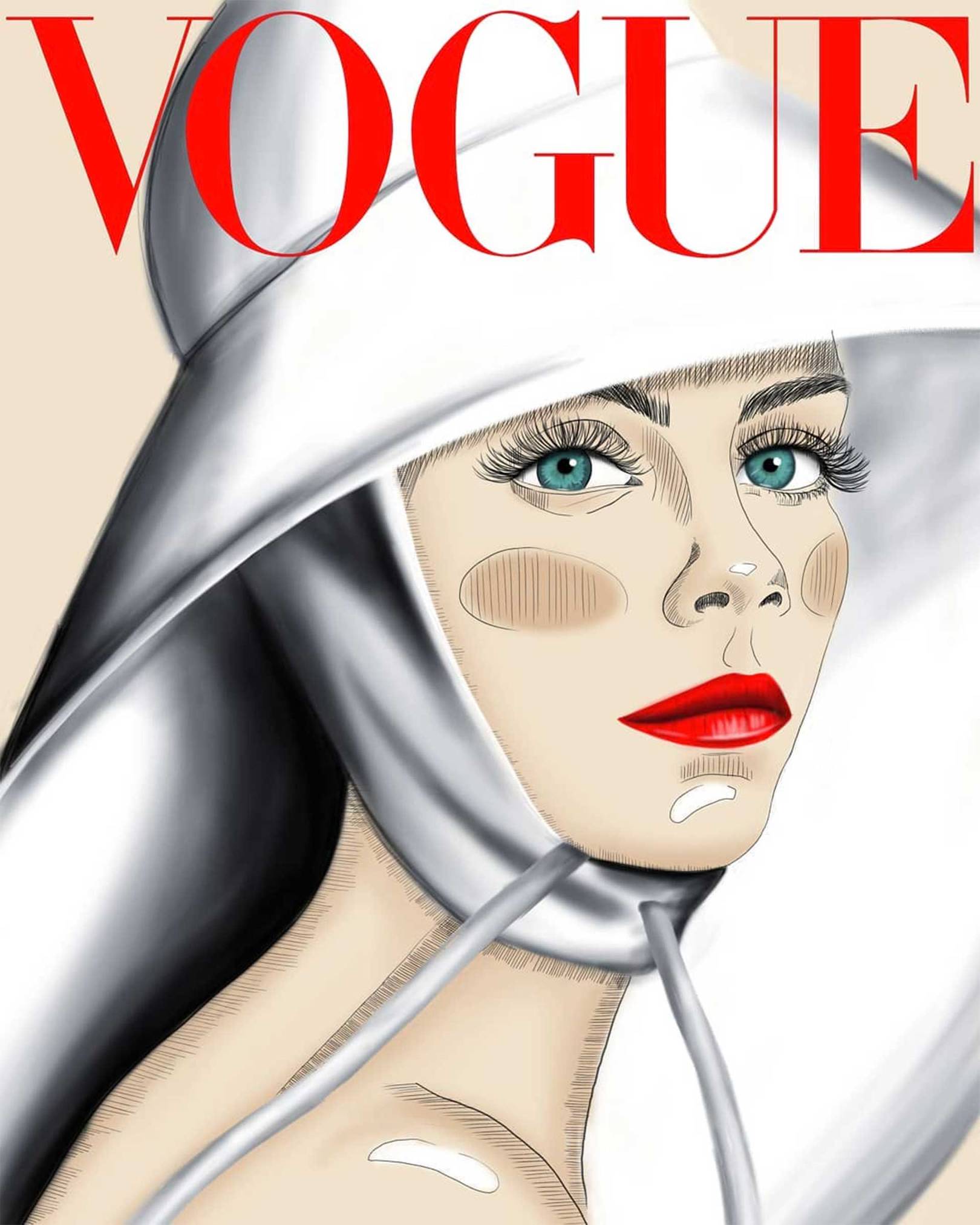 1620x2025 Cara Delevingne Vogue June Covers Illustrated