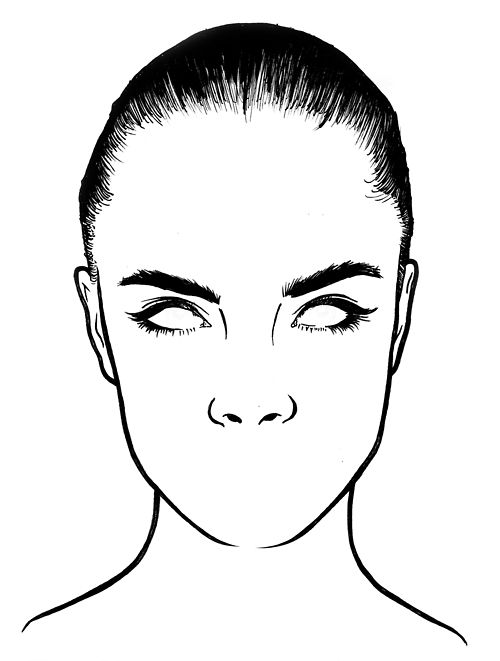 500x661 Cara Delevingne Drawing Drawing Cara