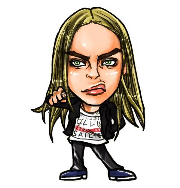 599x625 Cara Delevingne On Twitter Can't Sleep