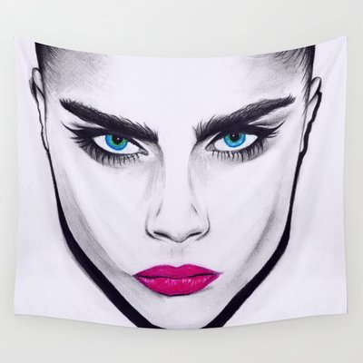 400x400 Cara Wall Tapestries