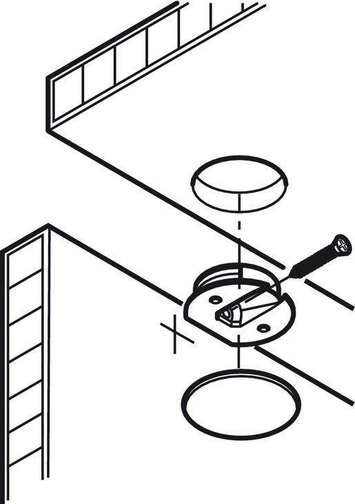 515x730 cabinet connector, caravan, drilling depth mm online