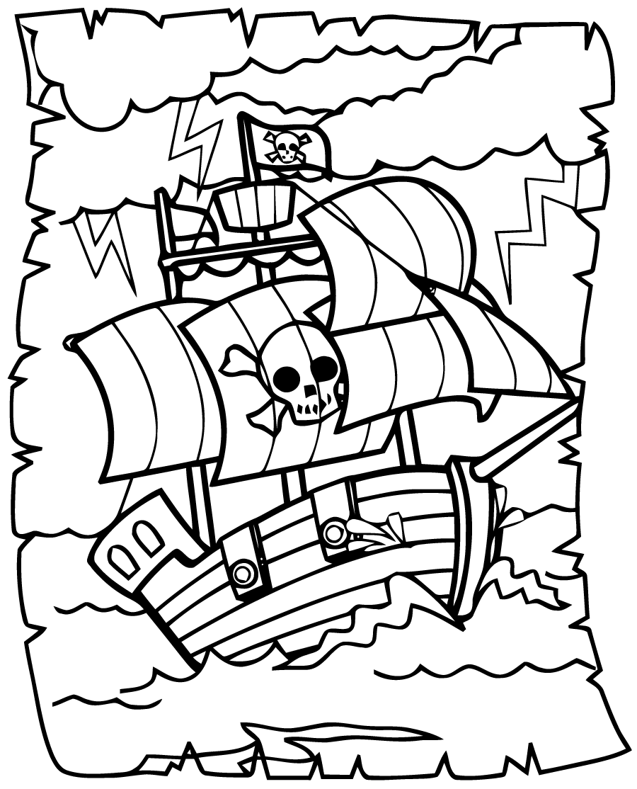 900x1114 Pirate Ship