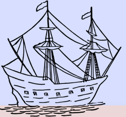260x242 Ship, Drawing, Line, Transparent Png Image Clipart Free Download