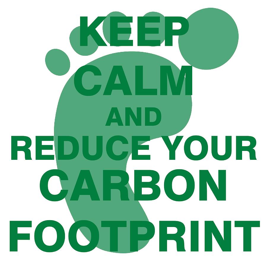 900x882 Keep Calm And Reduce Your Carbon Footprint Drawing