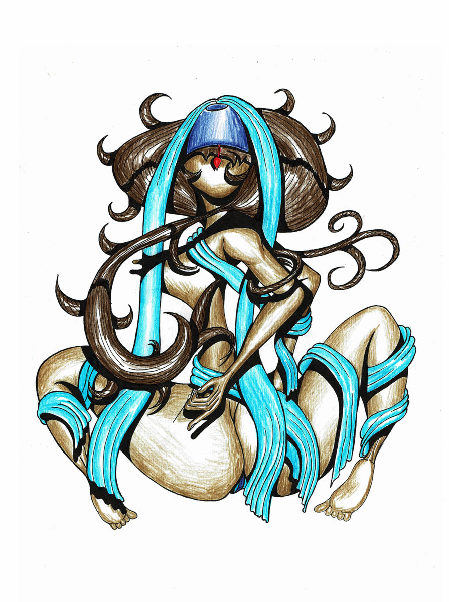 895x1200 persian princess drawing