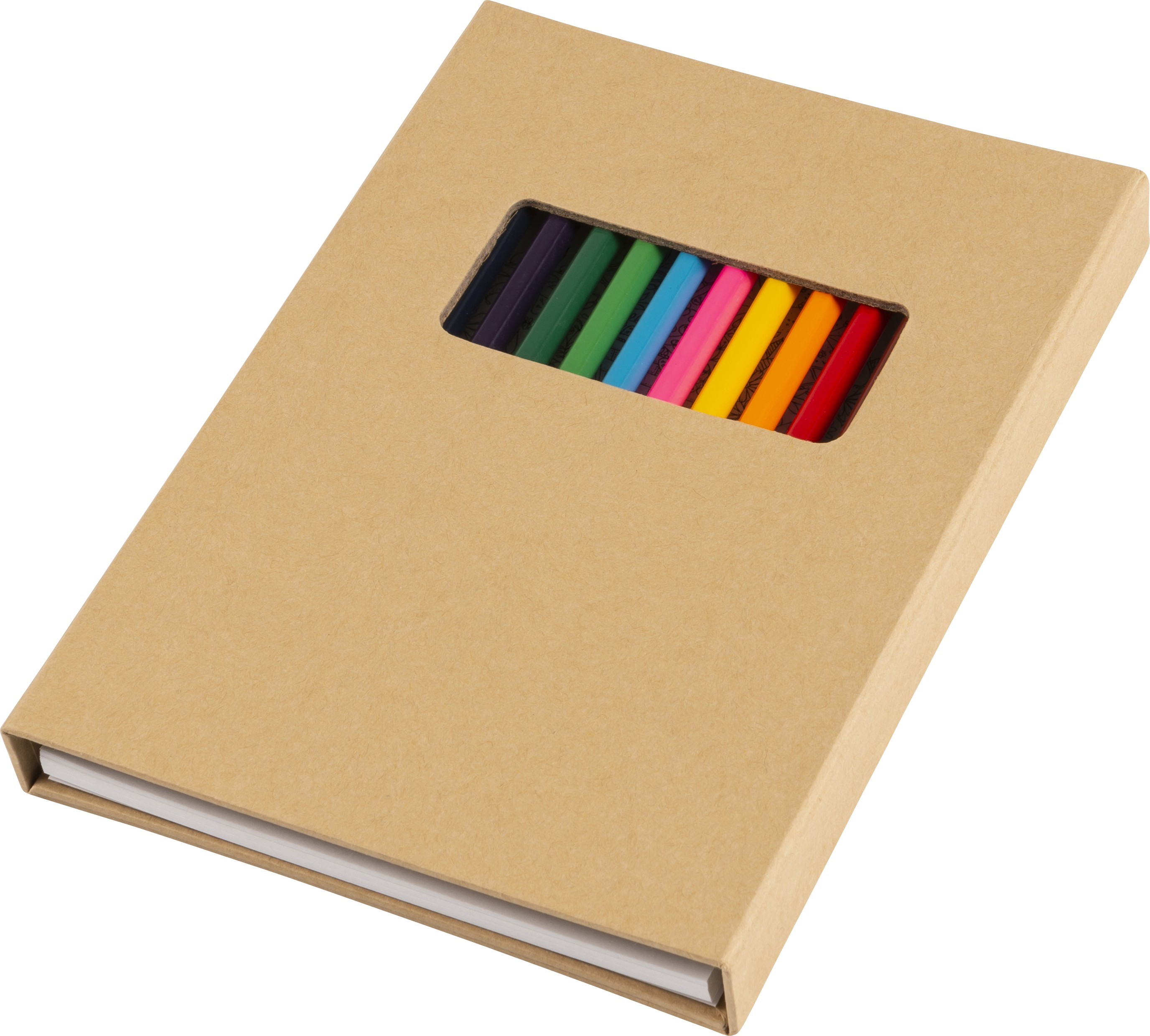 2752x2480 Cardboard Colouring Folder, Brown