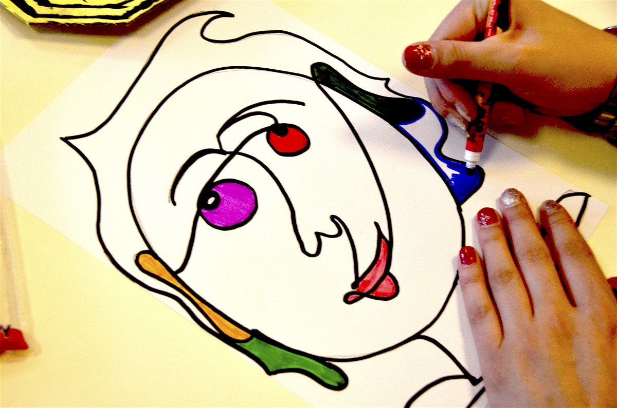 1200x795 Drawing A Face With A Single Line