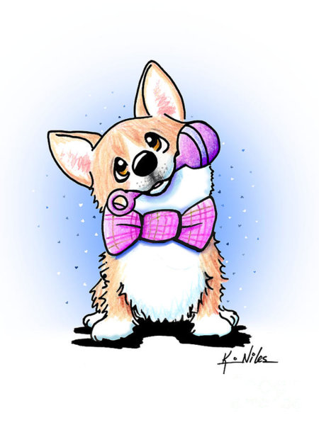 450x600 welsh corgi cardigan drawings fine art america