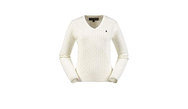 600x350 Musto Anna Cable V Neck Knit