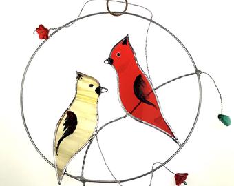 340x270 Cardinal Pair Etsy