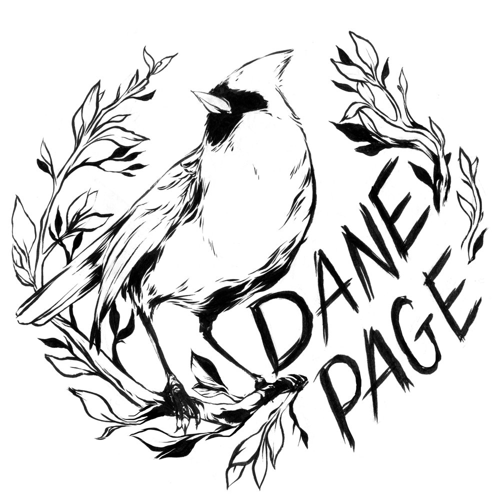 1000x1000 Cardinal Circle Sticker Dane Page