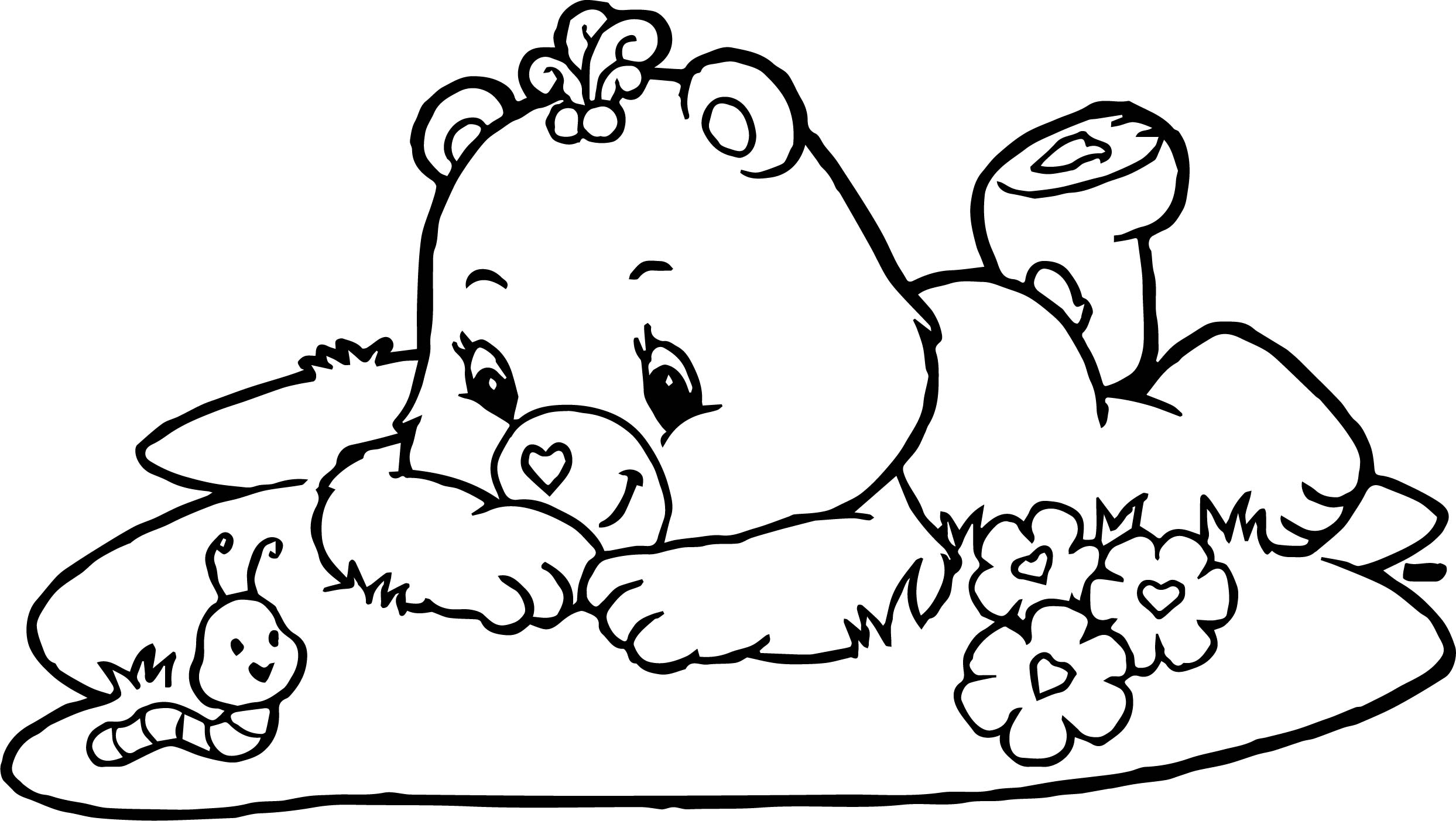 2487x1403 care bears adventures in care a lot worm coloring