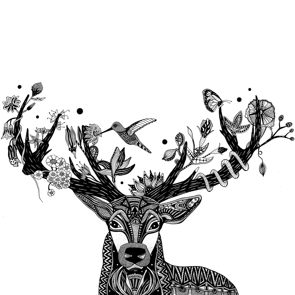 1008x1008 Pen Illustration