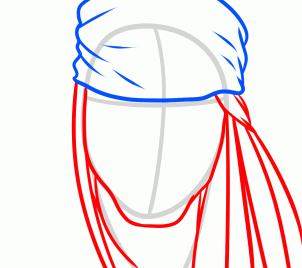 302x268 How To Draw Jack Sparrow Easy Step Drawing