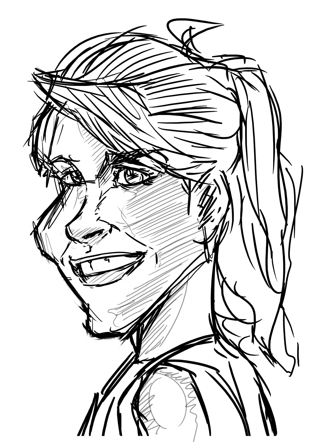 1200x1697 Caricature Drawing On Student Show