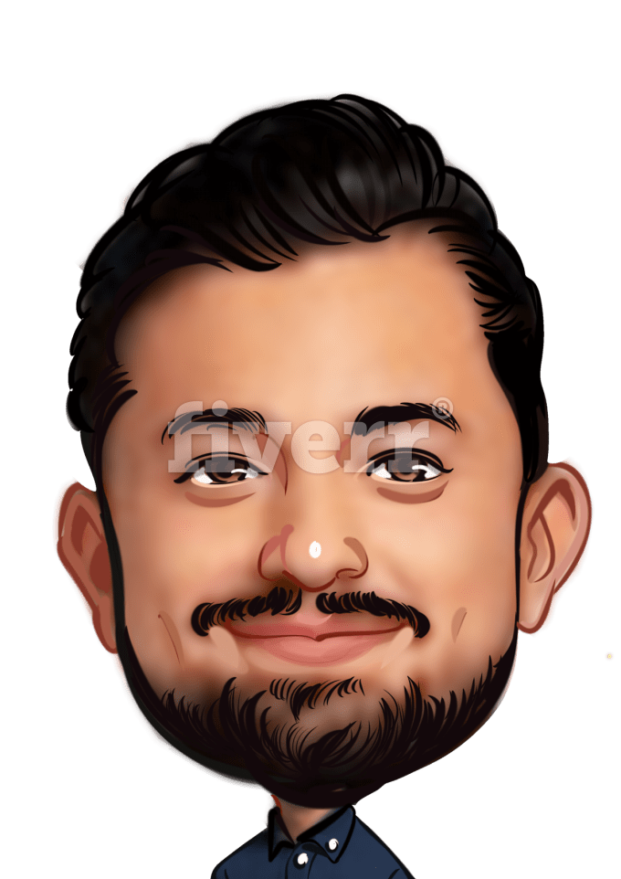 680x962 I Will Draw Your Cartoon Caricature Fiverr