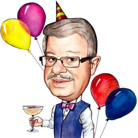 463x463 Pencil Caricature In Any Events Theme Drawn From Photo