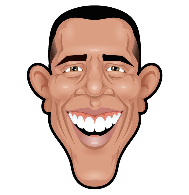 618x639 Big Caricature The Art Of Obama