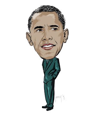 309x400 obama caricatures caricature, obama