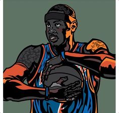 Carmelo Anthony Drawing