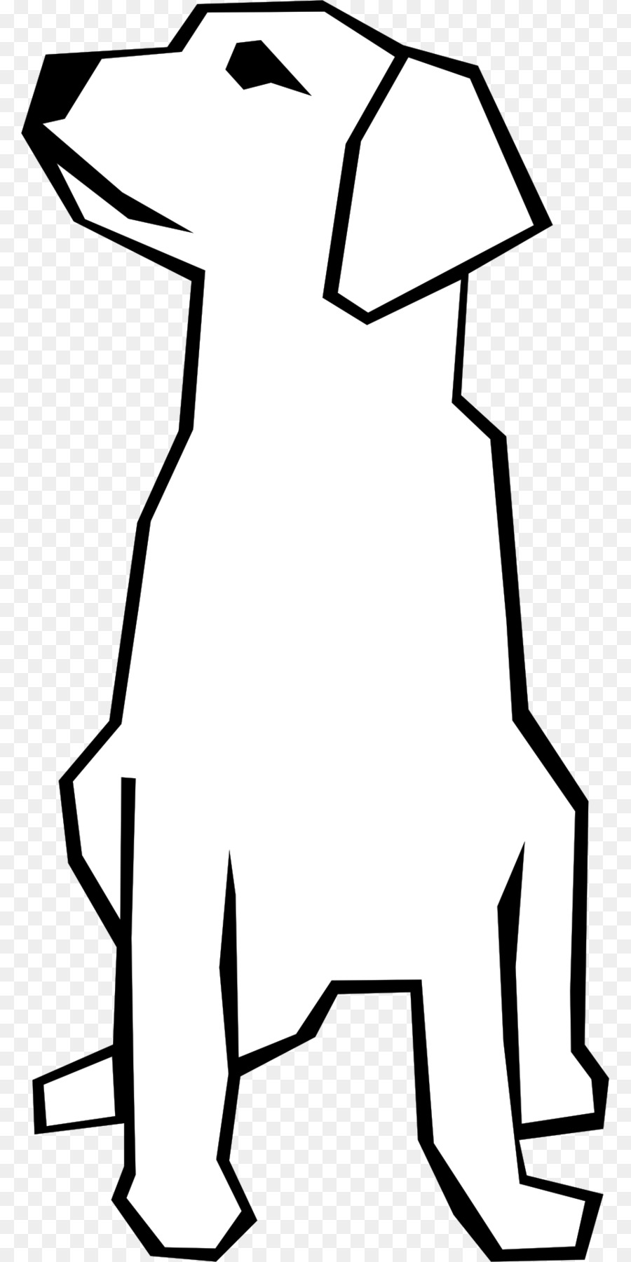 900x1800 Dog, Drawing, Illustration, Transparent Png Image Clipart Free