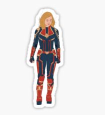 210x230 Carol Danvers Drawing Stickers Redbubble