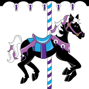 300x300 Free Carousel Horse Clipart Image Horse Clipart