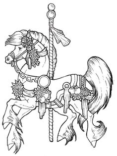 236x315 Best Coloring Pages Advanced Carousel Horses Images Coloring