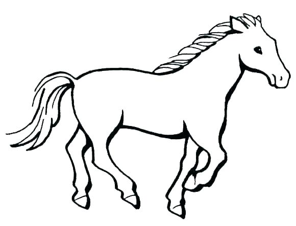 580x443 Printable Horseshoe Coloring Pages Free Carousel Horse
