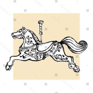 300x300 Stock Illustration Merry Go Round Carousel With Soidergi