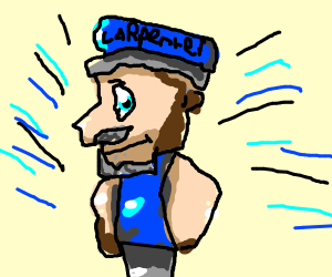 300x250 Cartoon Carpenter