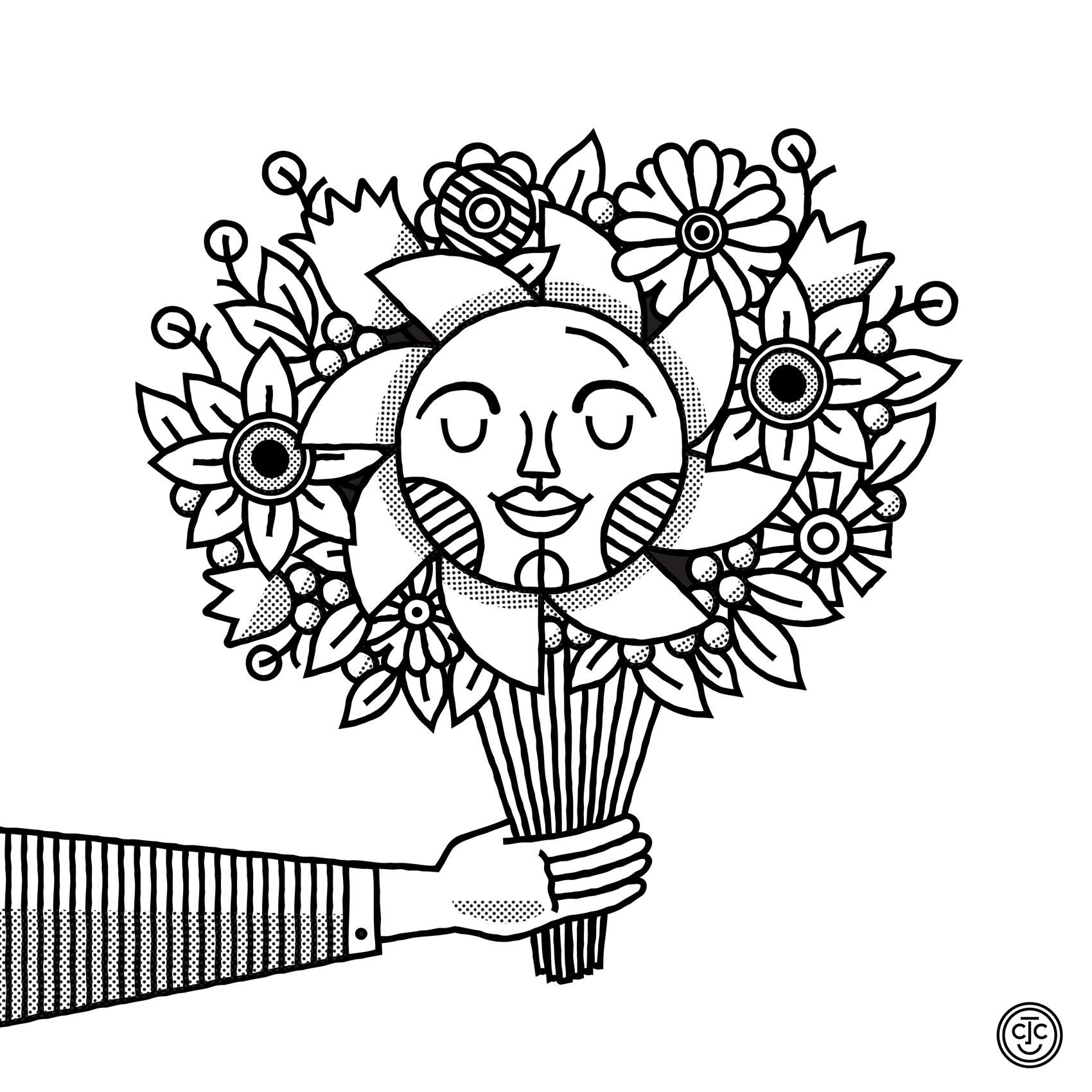 1700x1700 Tad Carpenter Illustration Line Illustration, Graphic Design