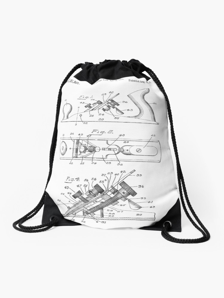 750x1000 Vintage Hand Wood Plane Blueprint Shirt