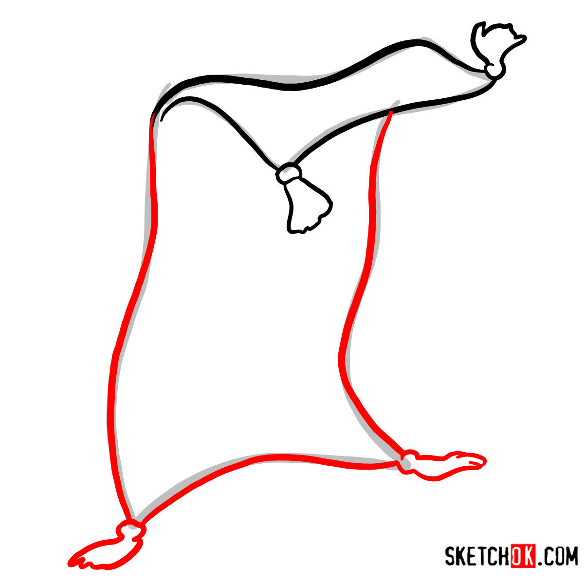 1200x1200 how to draw the magic carpet from disney's aladdin