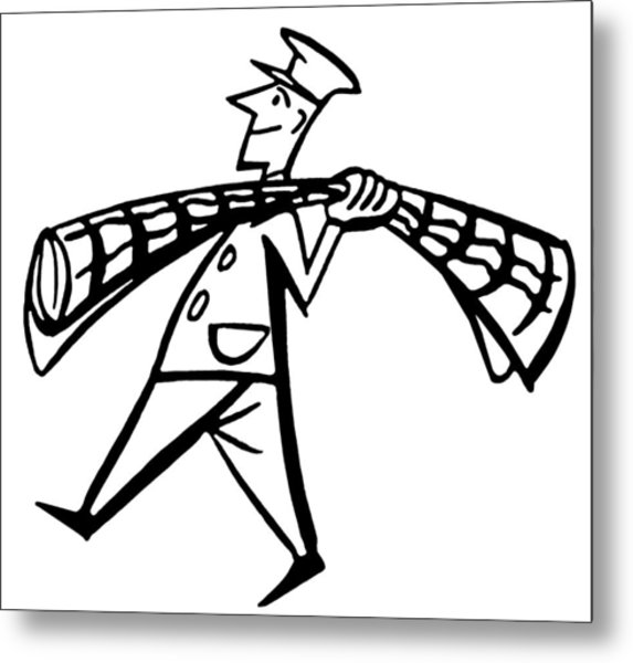 573x600 Man With Carpet