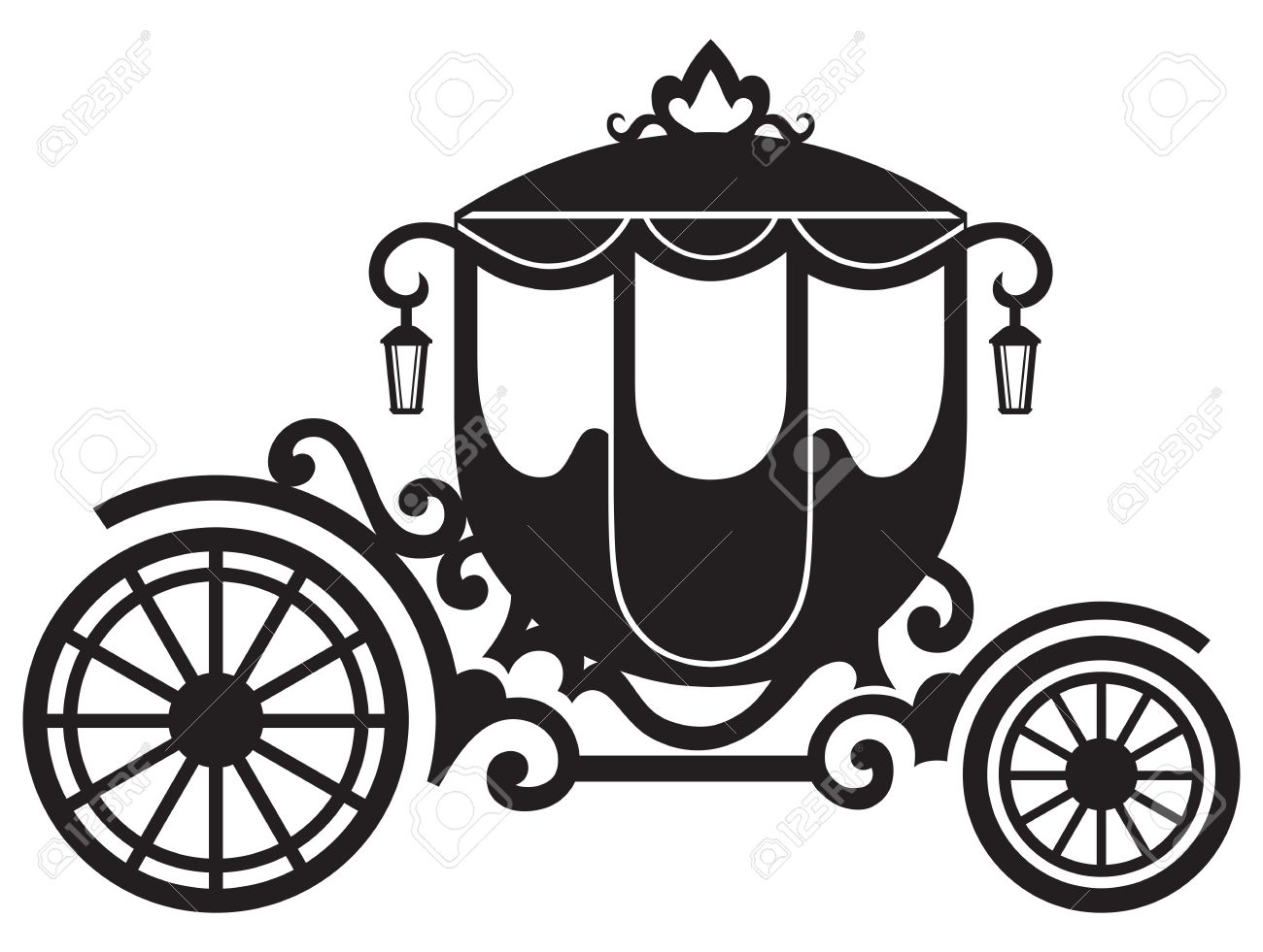 1300x981 Carriage Clipart Royal Blue